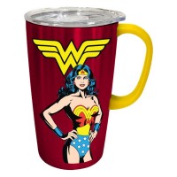 Tasse de voyage Wonder Woman de 18 oz en Inox